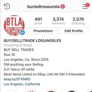 Follow Our Instagram at Buriedtreasurela for deals